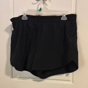 Lululemon Track that 5” black running shorts. Size 18